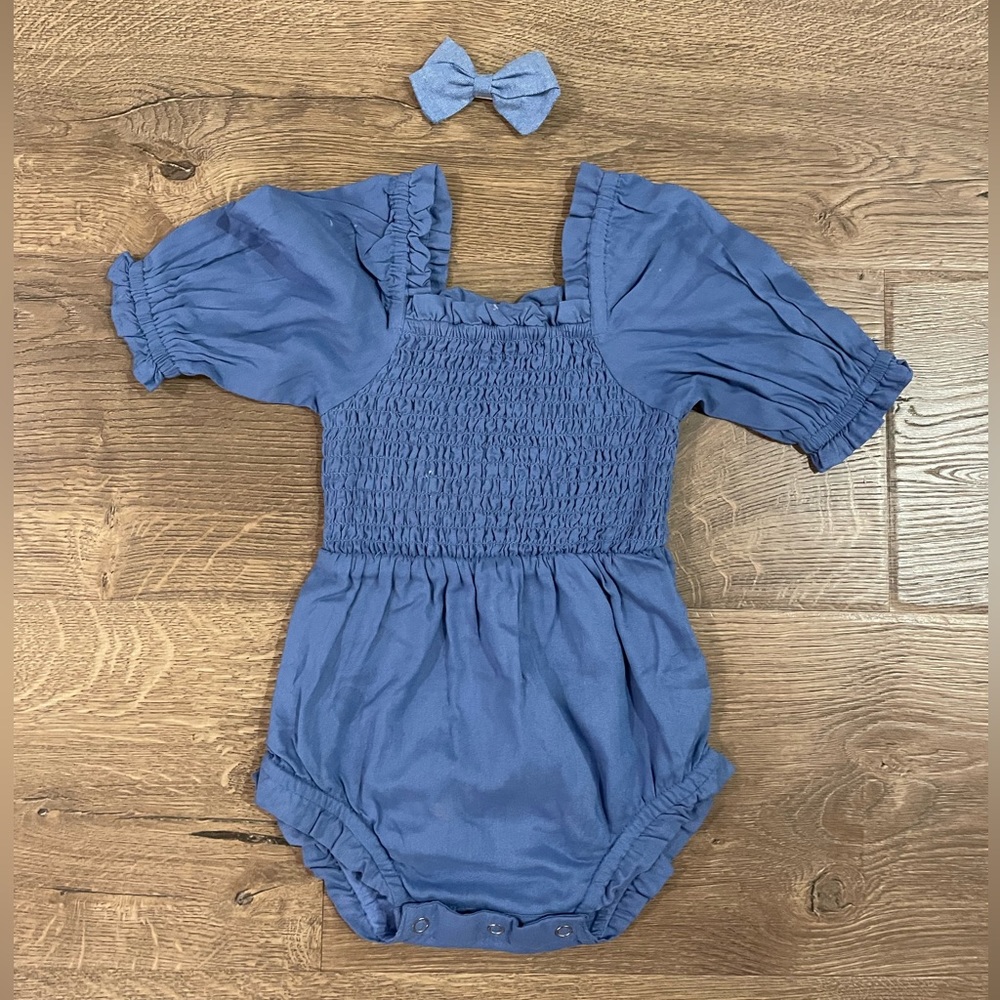 JessaKae blue romper onesie!